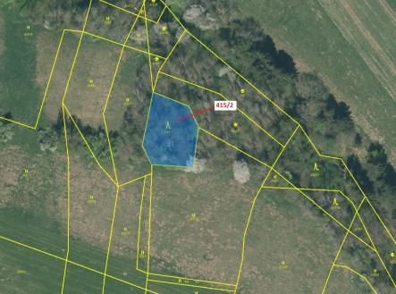 Prodej - pozemek, les, 1 251 m²