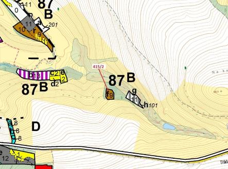 Prodej - pozemek, les, 1 251 m²