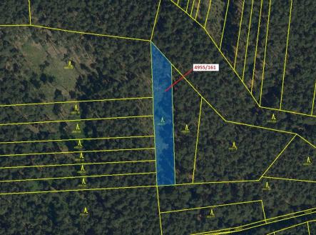 Prodej - pozemek, les, 1 702 m²