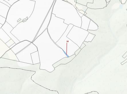 Prodej - pozemek, les, 489 m²