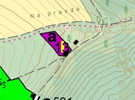 Prodej - pozemek, les, 1 367 m²