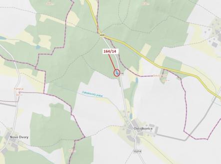 Prodej - pozemek, les, 1 580 m²