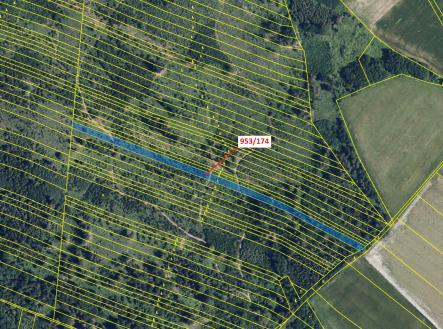 Prodej - pozemek, les, 6 275 m²