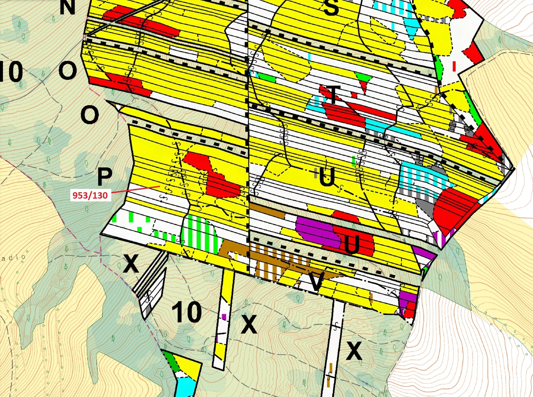 Lesní pozemek o výměře 5079 m2, podíl 1/1, katastrální území Nová Hradečná, obec Nová Hradečná, obec