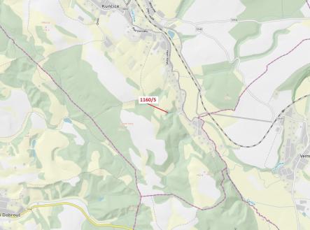 Prodej - pozemek, les, 282 m²