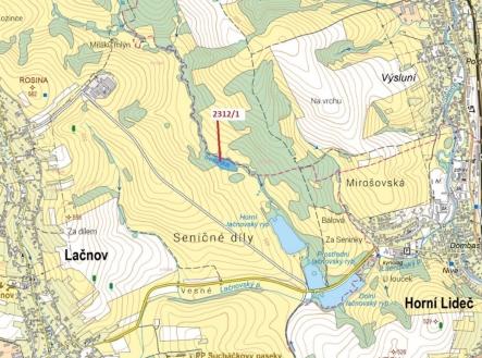 Prodej - pozemek, les, 10 526 m²