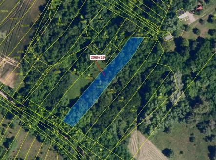 Prodej - pozemek, les, 1 130 m²