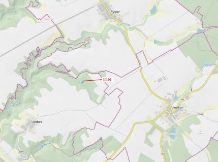 Prodej - pozemek, les, 1 976 m²