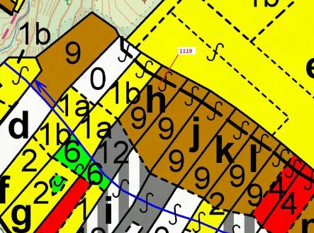 Prodej - pozemek, les, 1 976 m²