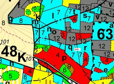 Prodej - pozemek, les, 1 722 m²