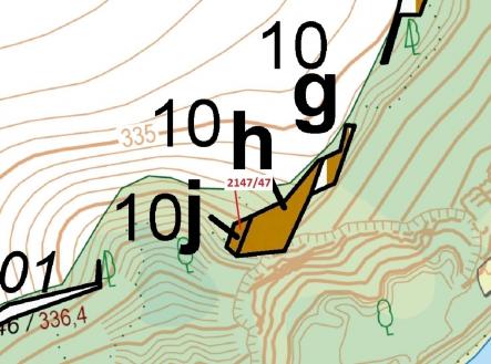 Prodej - pozemek, les, 72 m²