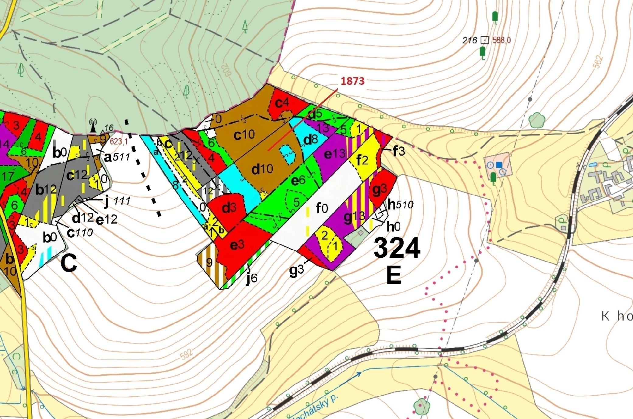 Lesní pozemek o výměře 32 740 m2, podíl 1/1, katastrální území Obrataň, obec Obrataň, obec s rozšíře