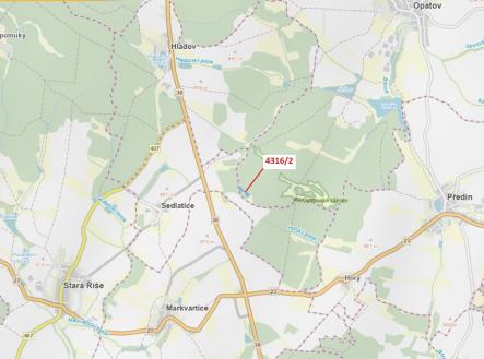 Prodej - pozemek, les, 7 085 m²