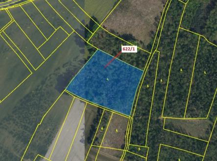 Prodej - pozemek, les, 12 017 m²