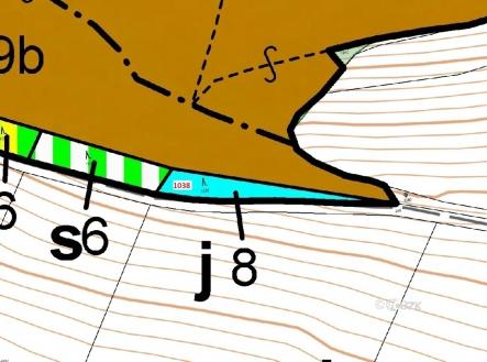 Prodej - pozemek, les, 953 m²