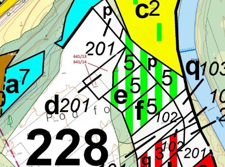 Prodej - pozemek, les, 1 958 m²