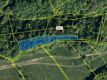 Prodej - pozemek, les, 1 252 m²