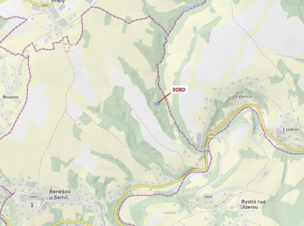 Prodej - pozemek, les, 2 540 m²