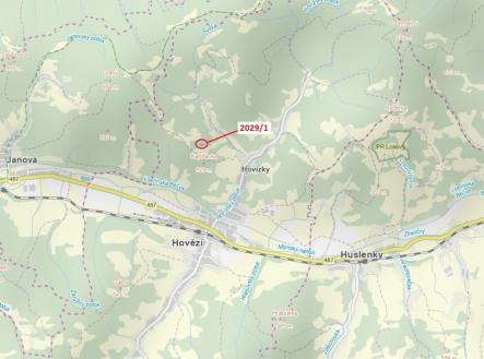 Prodej - pozemek, les, 680 m²