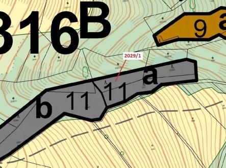 Prodej - pozemek, les, 680 m²