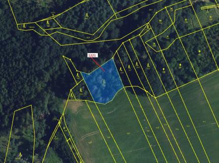 Prodej - pozemek, les, 1 590 m²