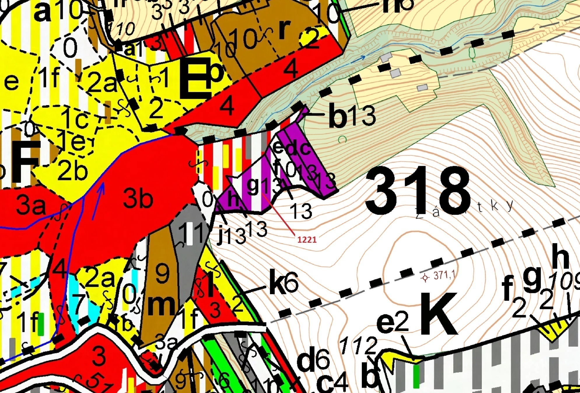 Lesní pozemek o výměře 1590 m2, podíl 1/1, katastrální území Spešov, obec Spešov, obec s rozšířenou 