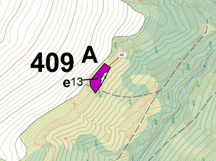 Prodej - pozemek, les, 1 403 m²