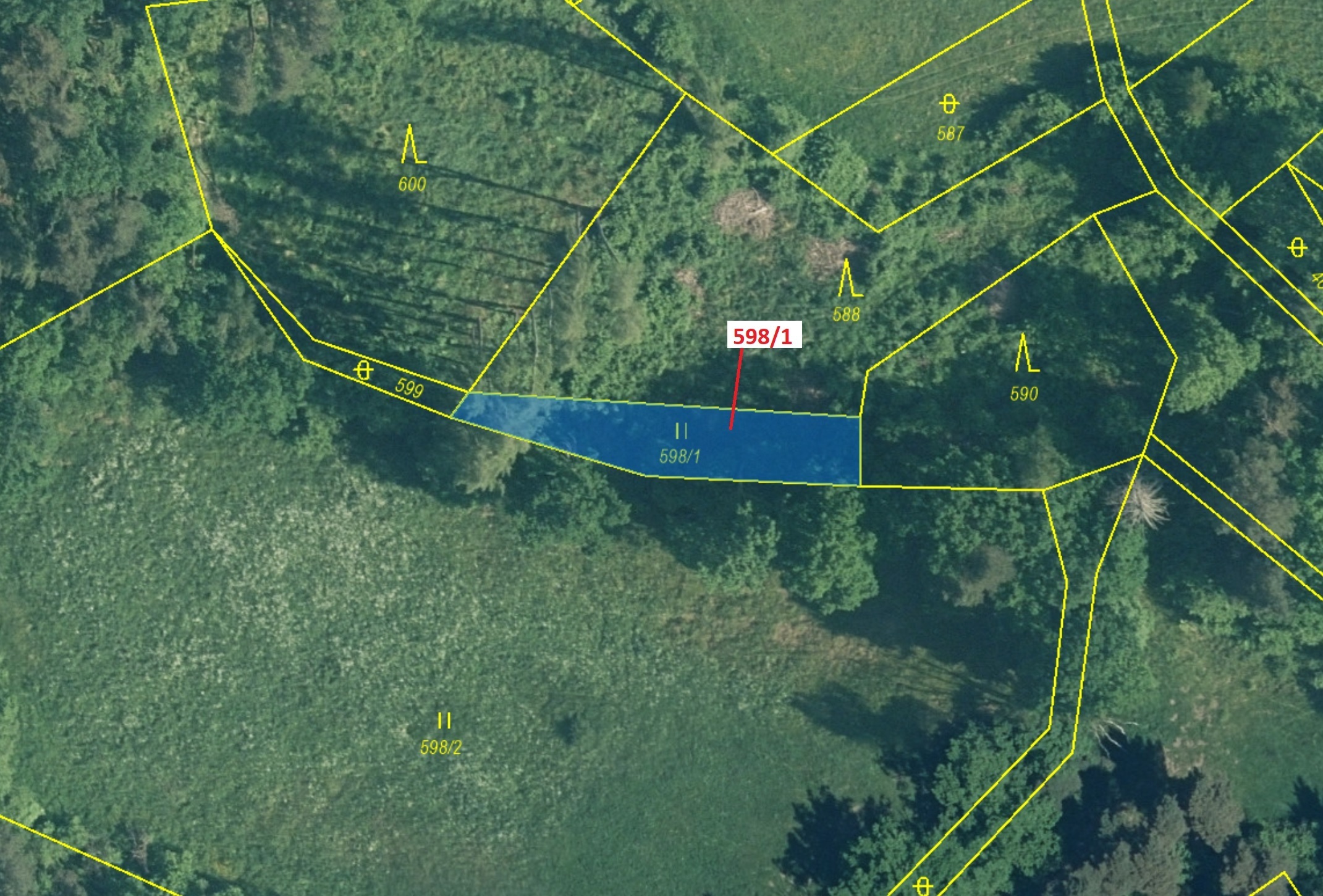 Trvalý travní porost o výměře 272 m2, podíl 1/1, katastrální území Zavlekov, obec Zavlekov, obec s r