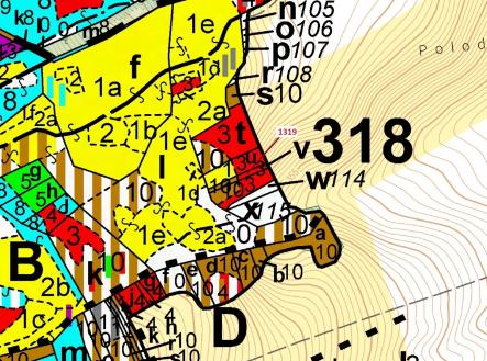 Prodej - pozemek, les, 316 m²