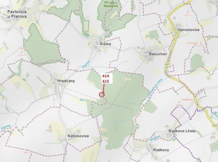 Prodej - pozemek, les, 975 m²