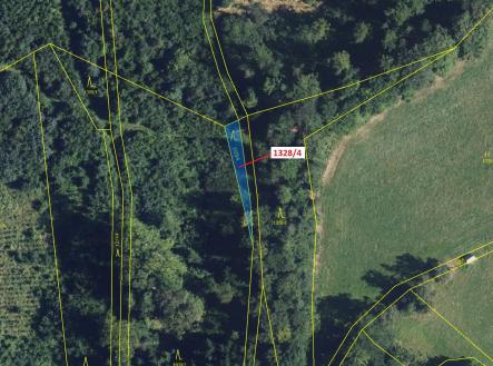 Prodej - pozemek, les, 199 m²