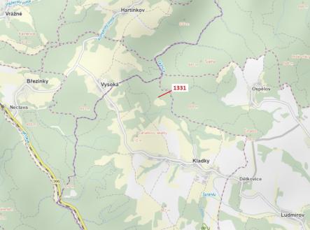 Prodej - pozemek, les, 183 m²