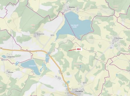 Prodej - pozemek, les, 90 m²