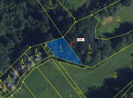 Prodej - pozemek, les, 400 m²