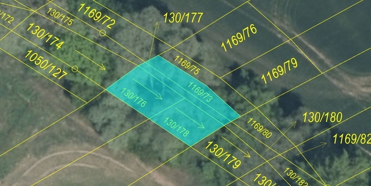 Vodní plochy a orná půda o výměře 174 m2, podíl 1/1, katastrální území Babice u Uherského Hradiště, 