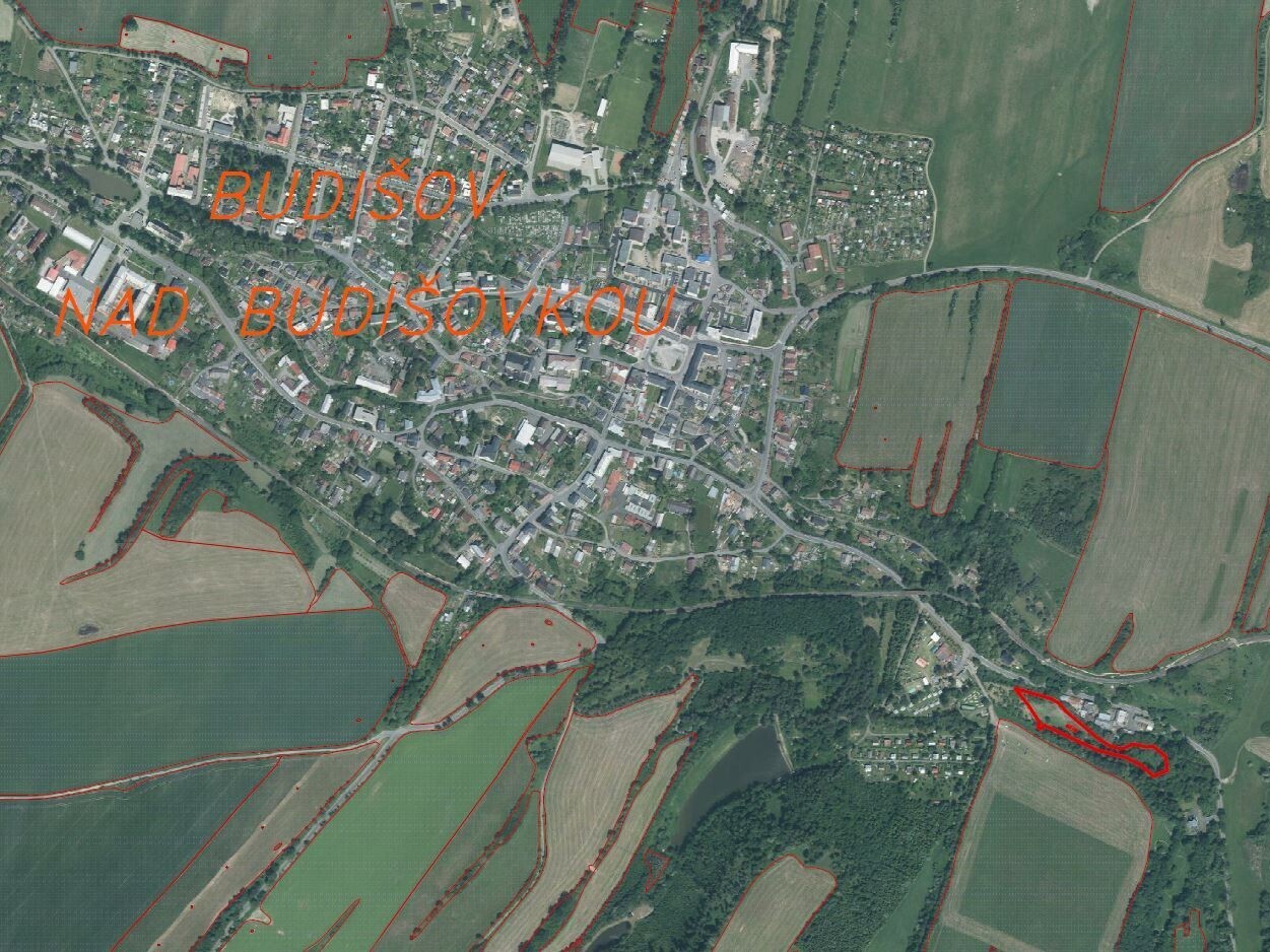 Pozemek o velikosti 6234m2, Budišov nad Budišovkou
