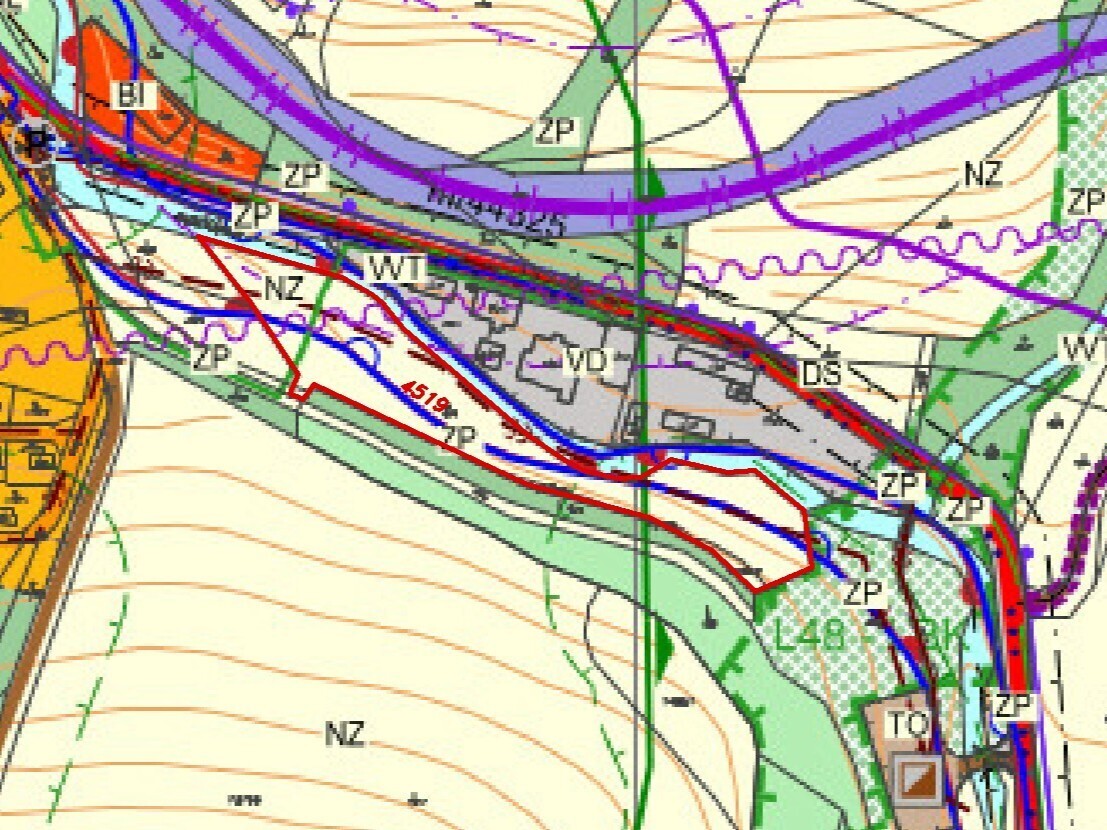 Pozemek o velikosti 6234m2, Budišov nad Budišovkou