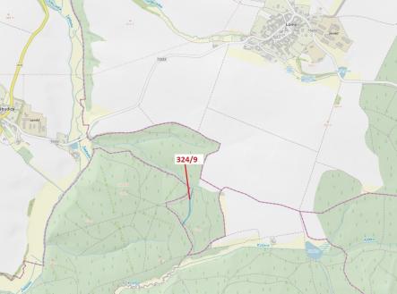 Prodej - pozemek, les, 1 978 m²