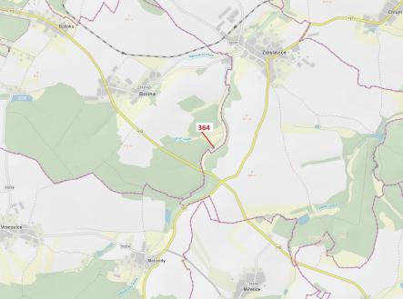 Prodej - pozemek, les, 838 m²