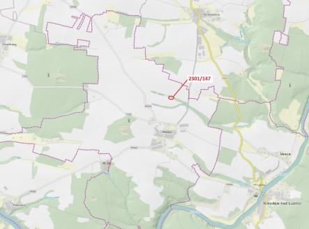 Prodej - pozemek, les, 19 m²