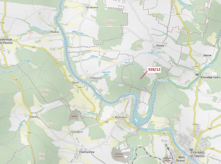 Prodej - pozemek, les, 418 m²