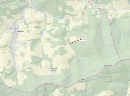 Prodej - pozemek, les, 1 093 m²