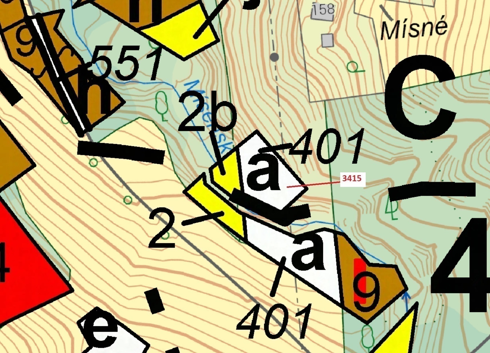 Lesní pozemek o výměře 1093 m2, podíl 1/1, katastrální území Zděchov, obec Zděchov, obec s rozšířeno