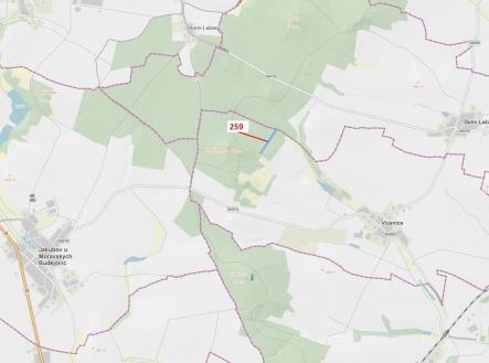 Prodej - pozemek, les, 6 645 m²