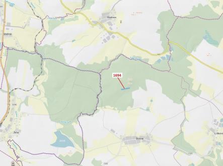 Prodej - pozemek, les, 5 755 m²