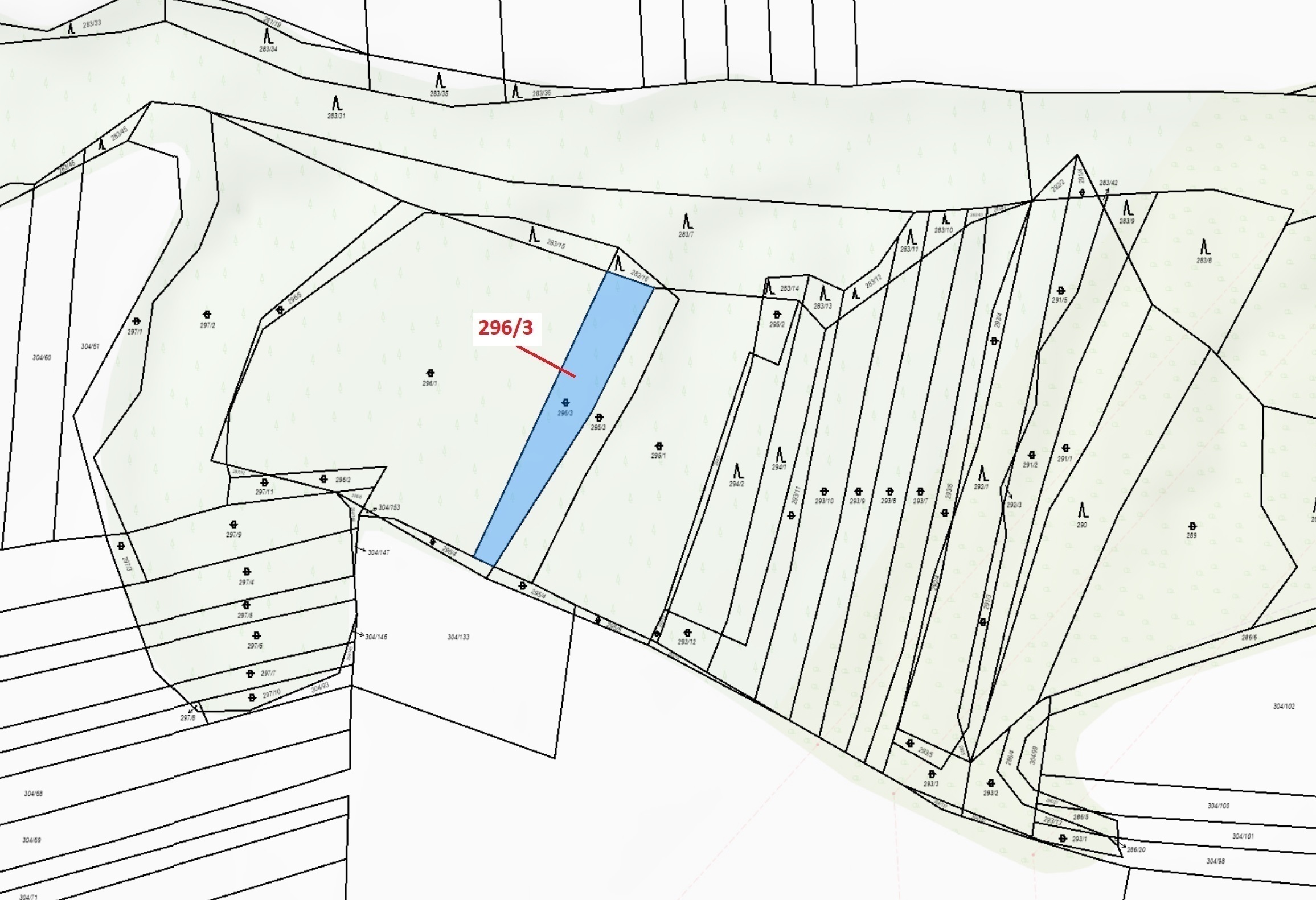 Ostatní plocha o výměře 1010 m2, podíl 1/1, katastrální území Hrubšice, obec Ivančice, obec s rozšíř