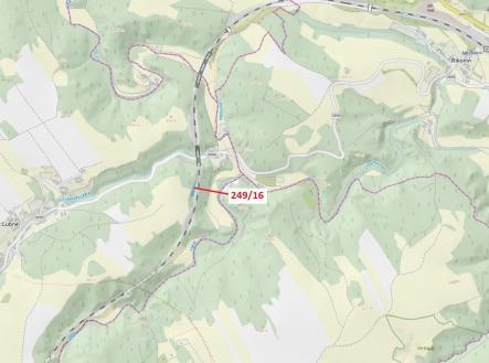 Prodej - pozemek, les, 802 m²