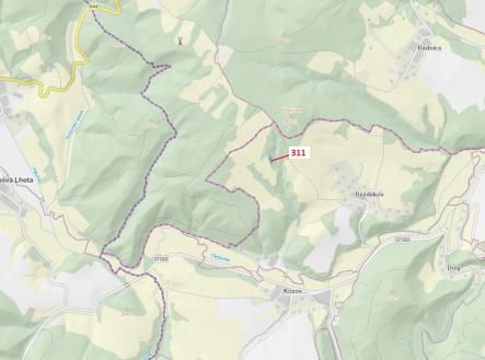 Prodej - pozemek, trvalý travní porost, 1 043 m²