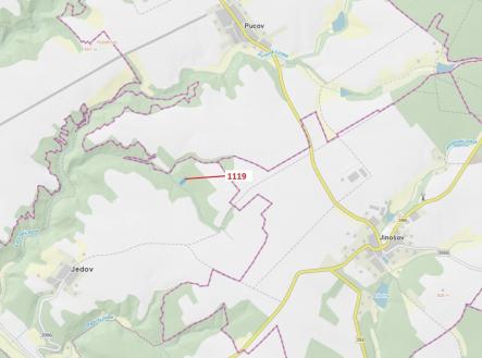 Prodej - pozemek, les, 1 976 m²