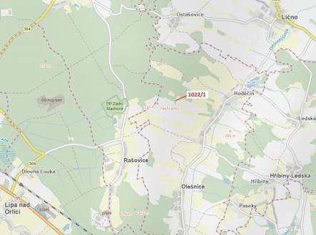 Prodej - pozemek, zemědělská půda, 318 m²